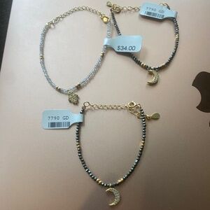 Beautiful Moon and Hamsa Bracelets! NWT